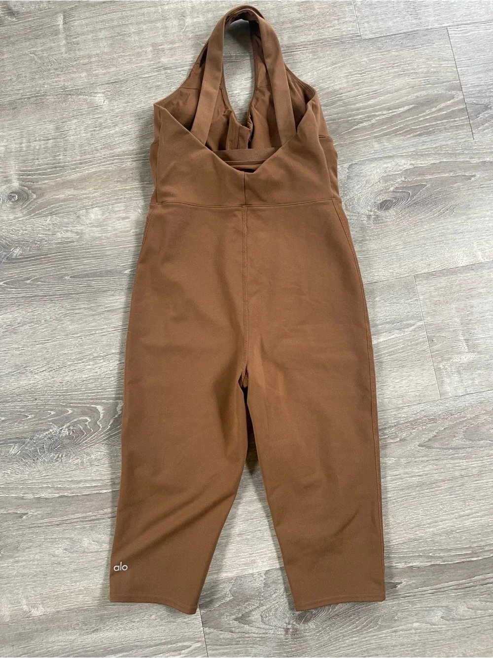 Alo jumpsuit espresso size small worn once in excellent perfect condition